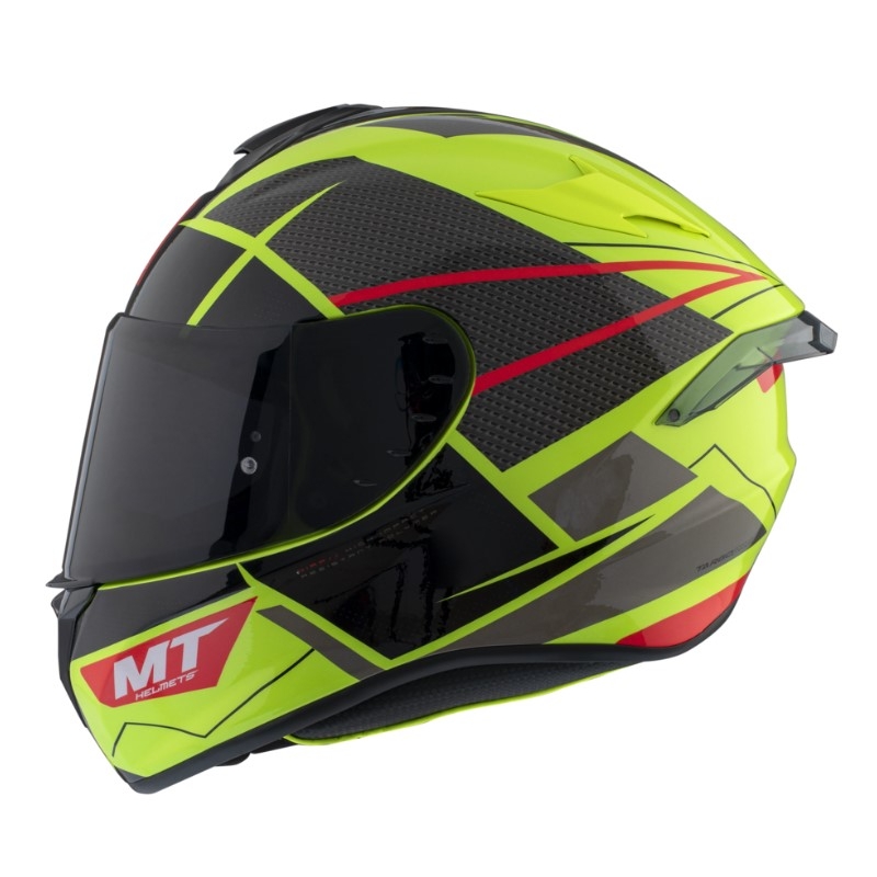 Integrálna prilba na motocykel MT FF106 Pro Targo Pro Podium D1 fluorescenčno žlto-červeno-čierna výpredaj