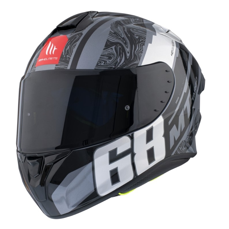 Integrálna prilba na motocykel MT FF106 Pro Targo Pro Welcome F2 sivá