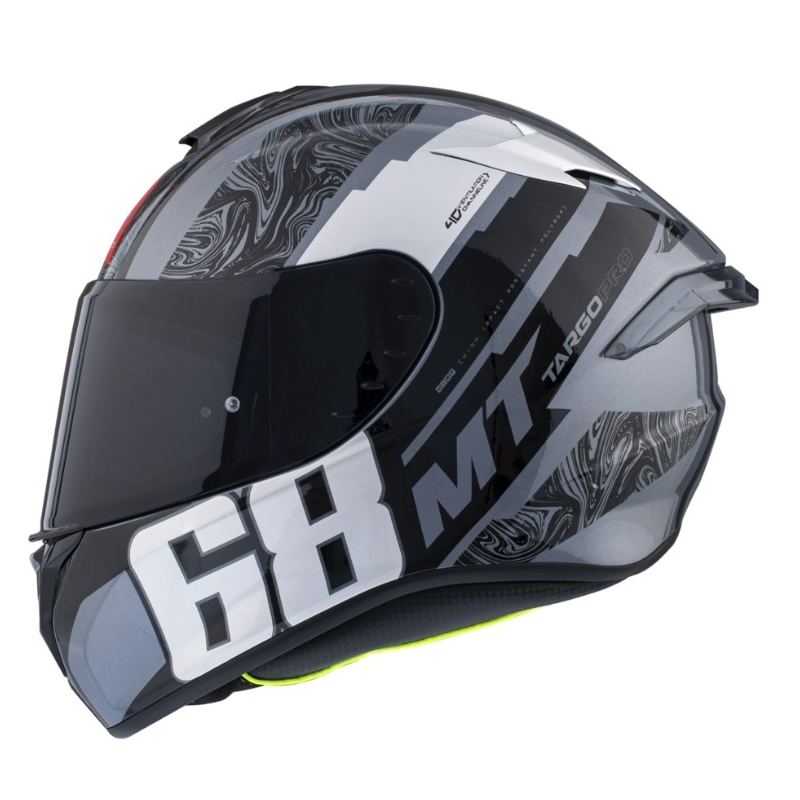 Integrálna prilba na motocykel MT FF106 Pro Targo Pro Welcome F2 sivá
