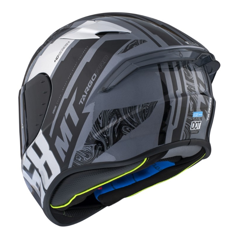 Integrálna prilba na motocykel MT FF106 Pro Targo Pro Welcome F2 sivá