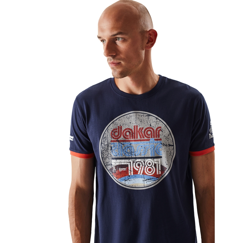 Tričko DAKAR Classic tmavomodré