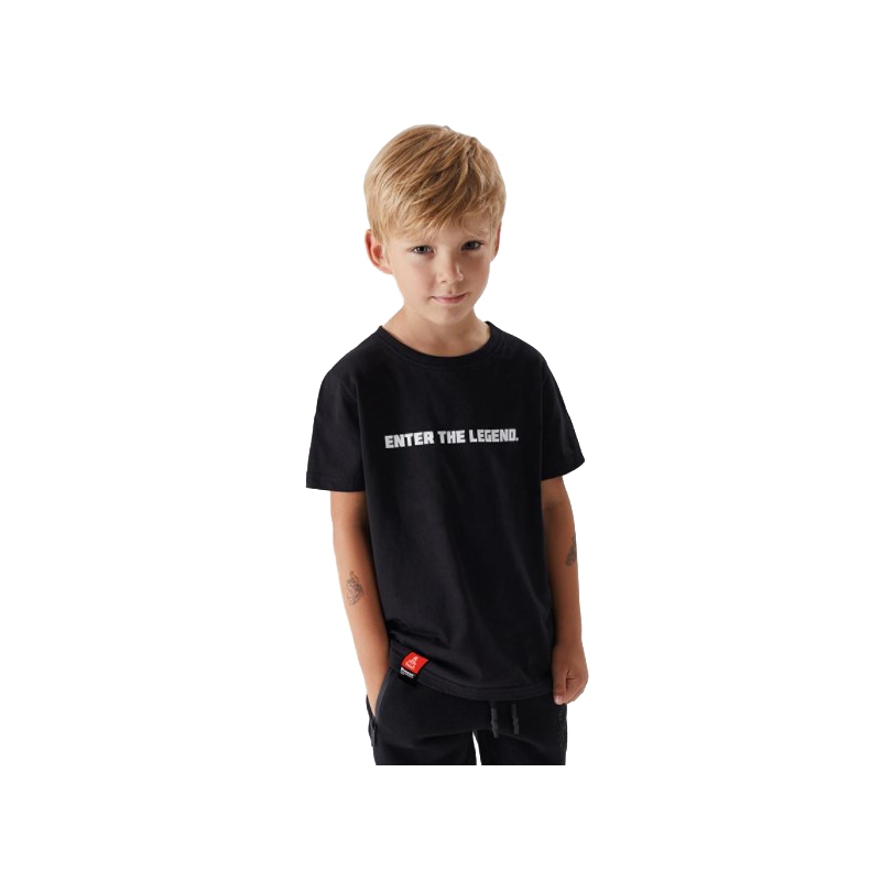 Detské tričko Dakar Kid 222 čierne