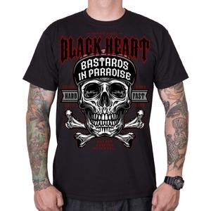 Pánske tričko Black Heart Bastard In Paradise čierne