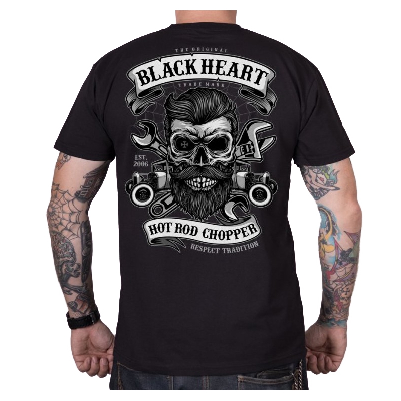Pánske tričko Black Heart Respect Tradition