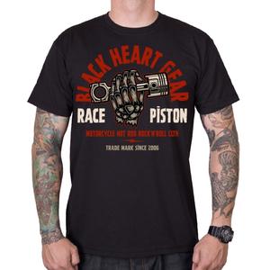 Pánske tričko Black Heart Race Piston čierne