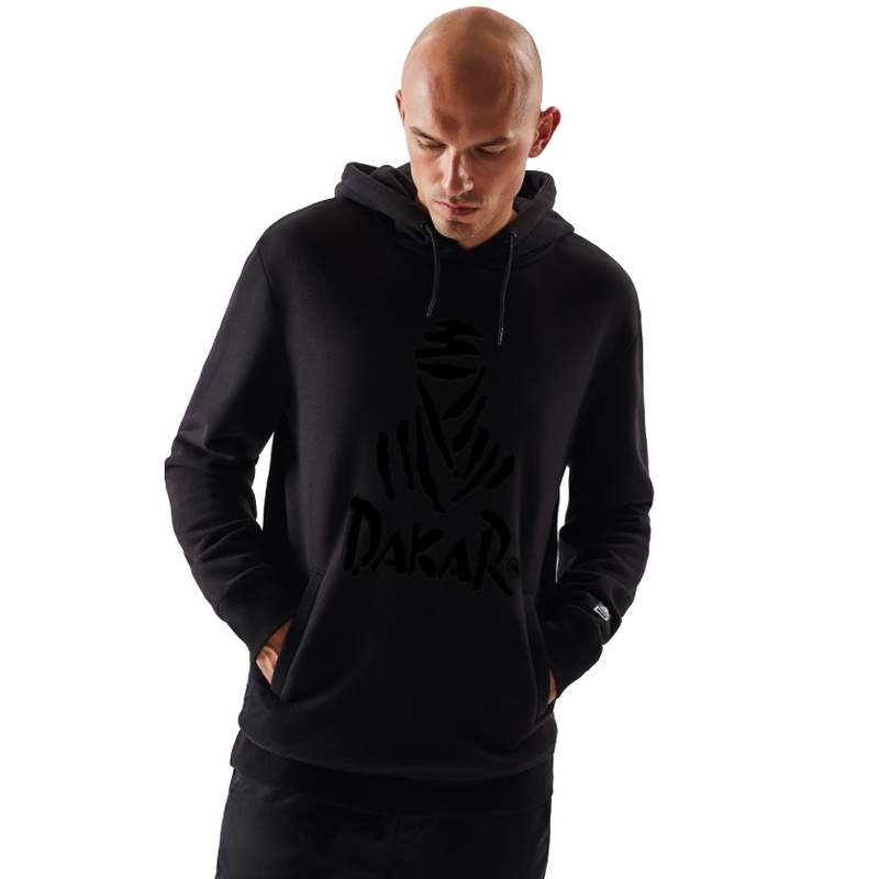 Pánska mikina DAKAR Hoody 3 čierna výpredaj