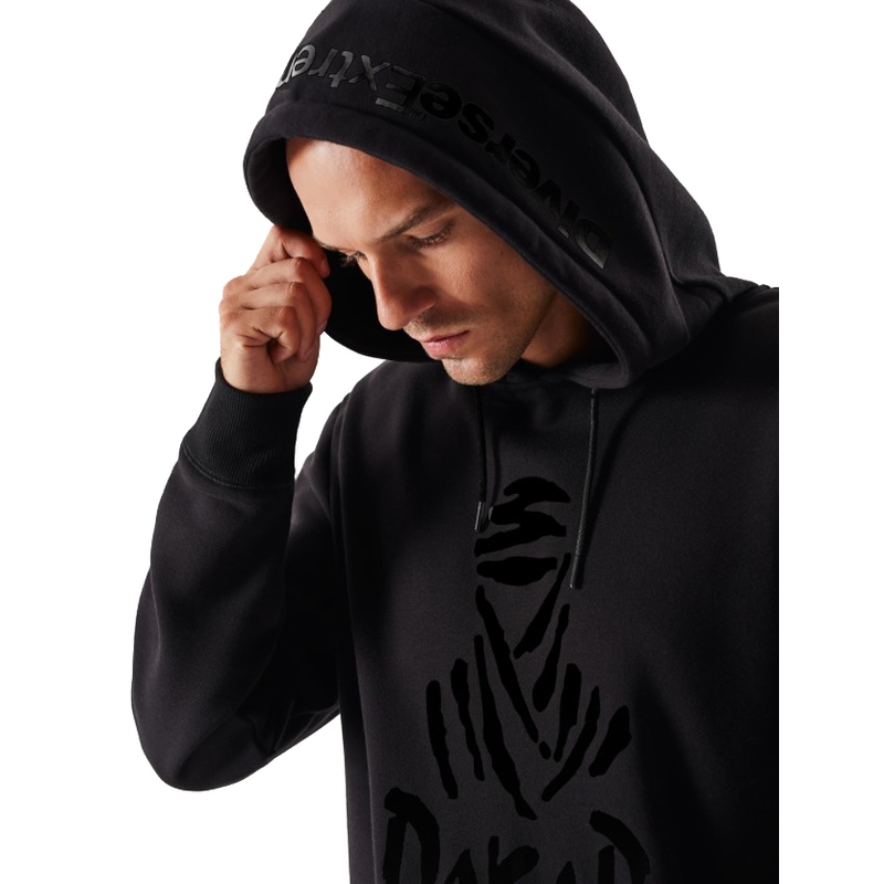 Pánska mikina DAKAR Hoody 3 čierna výpredaj