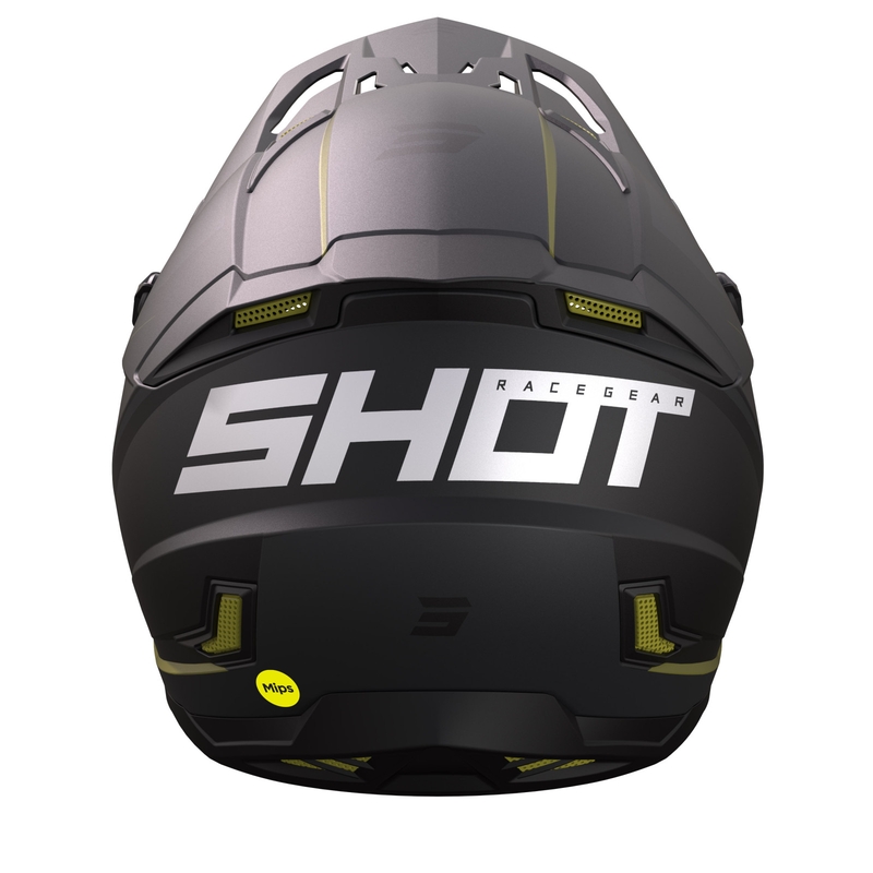 Motokrosová prilba Shot Core Comp čierno-zlatá