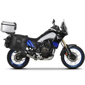 Kompletná sada sedlových brašní SHAD TERRA TR40 adventure a hliníkového kufra SHAD TERRA 55L vrátane montážnej sady SHAD YAMAHA Tenere 700 XTZ690