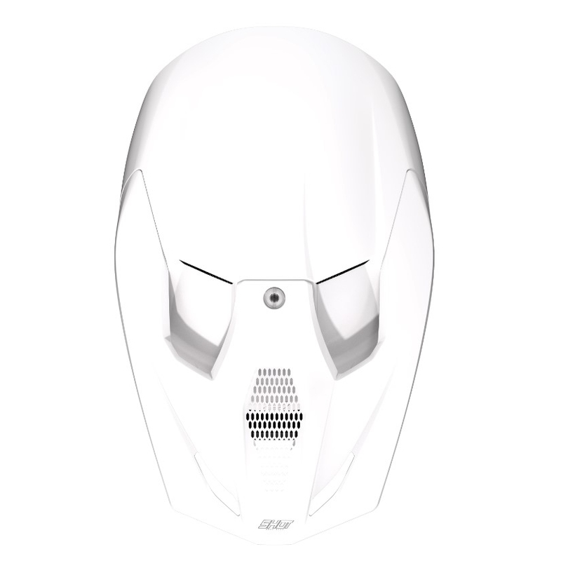 Motokrosová prilba Shot Race Solid biela výpredaj