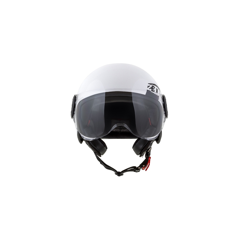 Otvorená prilba na motocykel ZED C30 bielo-čierna