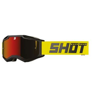 Motokrosové okuliare Shot Iris 2.0 Solid čierno-žlté