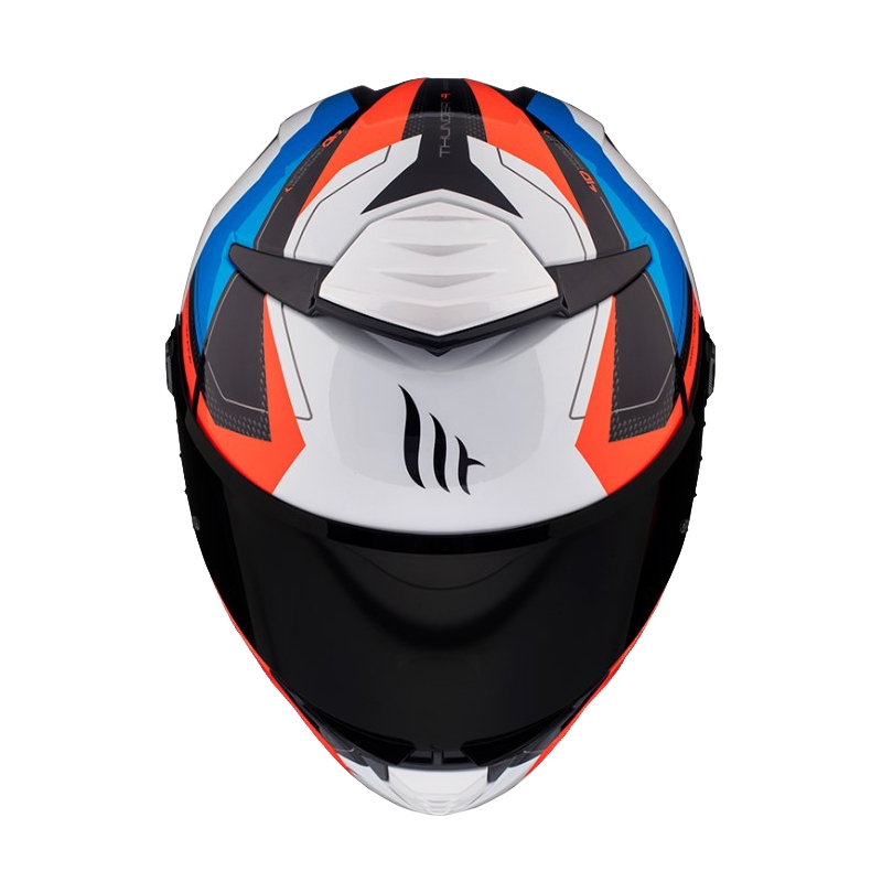Integrálna prilba na motocykel MT Thunder 4 SV Valiant A0 čierno-červeno-modro-bielá