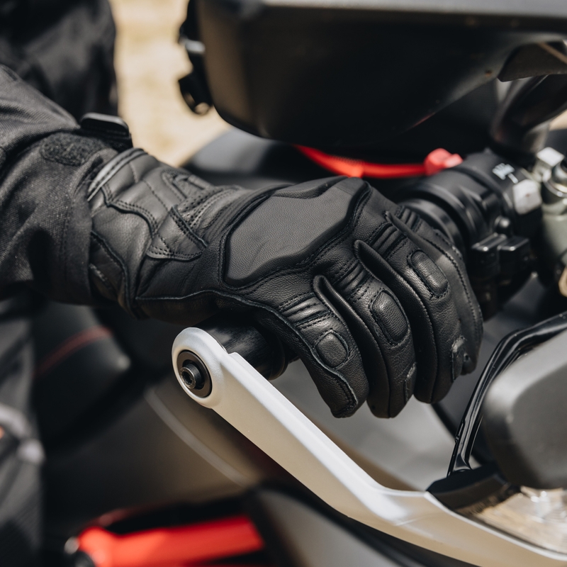 Rukavice na motocykel Ozone Touring II čierné výpredaj