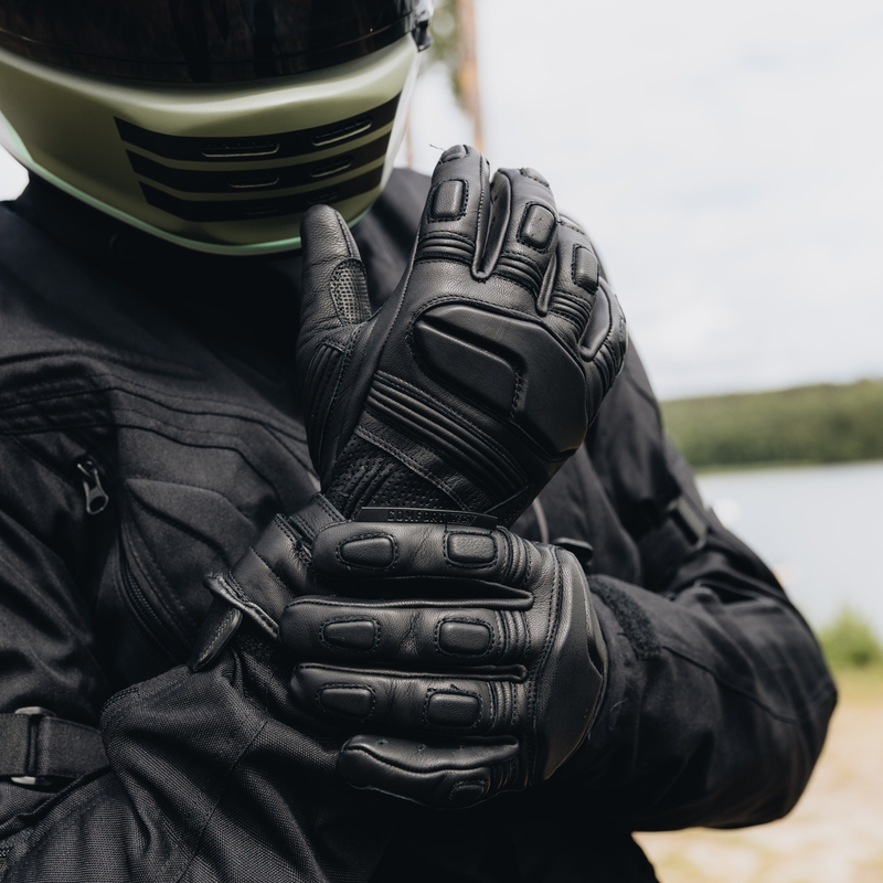 Rukavice na motocykel Ozone Touring II čierné výpredaj