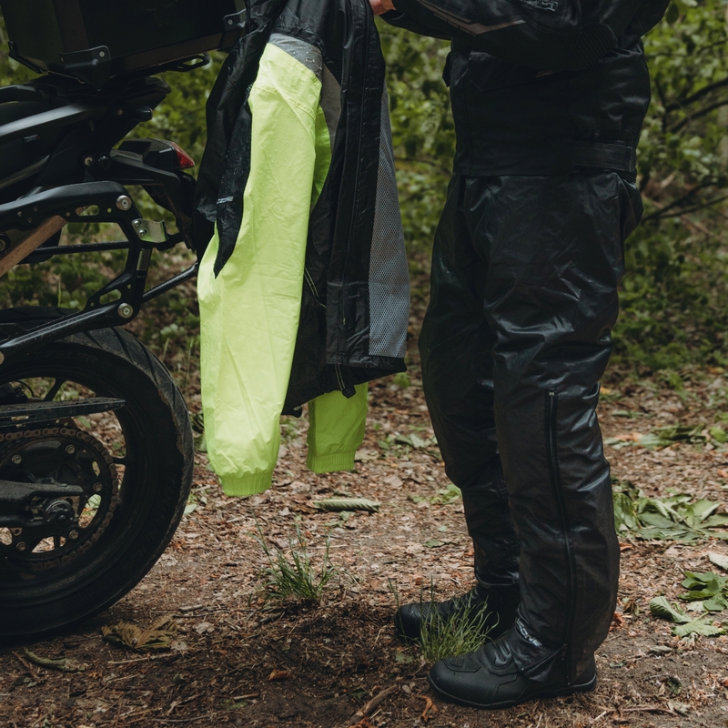 Moto nohavice do dažďa Ozone Marin čierne