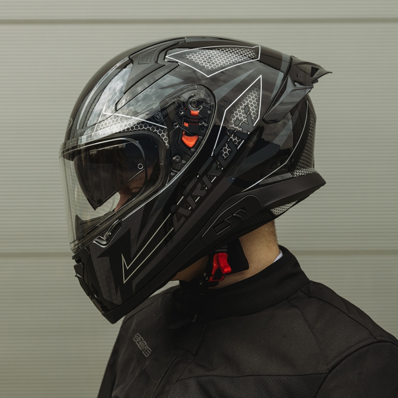 Integrálna prilba na motocykel Ozone Arrow čierno-šedá