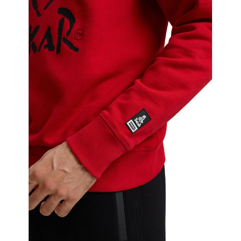 Pánska mikina DAKAR DKR CREW 04 červená výpredaj