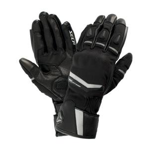 Dámske rukavice na motocykel SECA Compass HTX čierne výpredaj