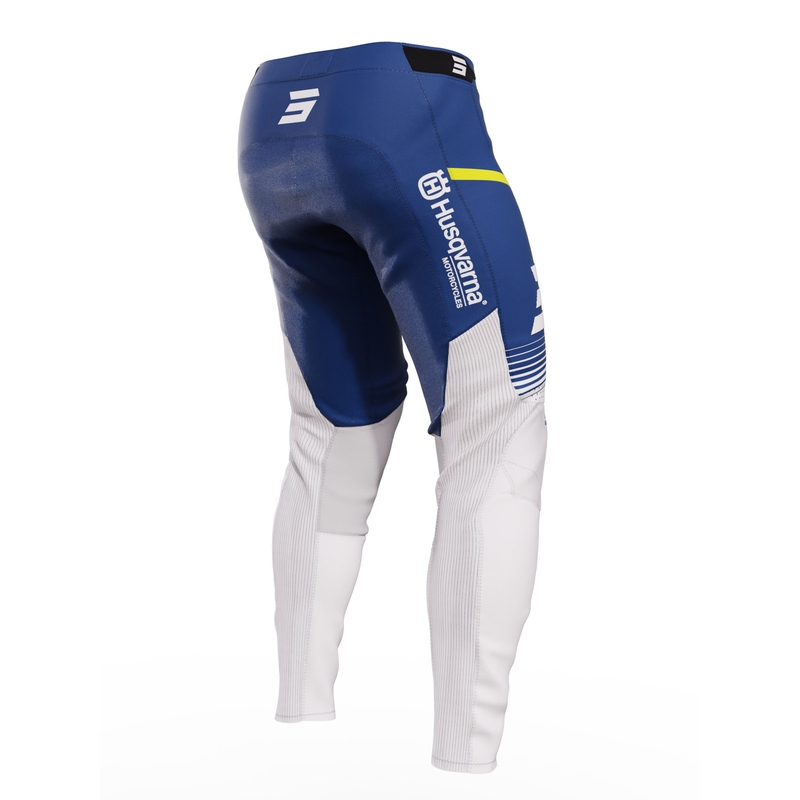 Motokrosové nohavice Shot Aerolite Husqvarna LE bielo-modré výpredaj