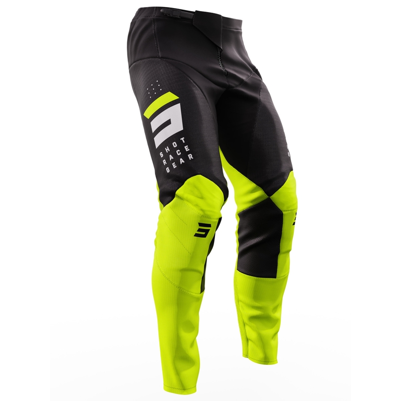 Motokrosové nohavice Shot Contact Camo 2.0 čierno-fluo žlté výpredaj