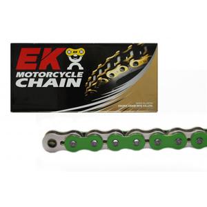 QX-krúžková reťaz -Made in JAPAN EK 530 SRX 108 L zelená