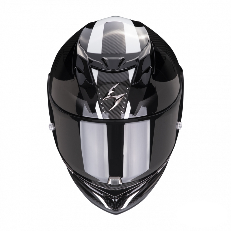 Integrálna prilba na motocykel Scorpion EXO-520 EVO Air Laten čierno-biela