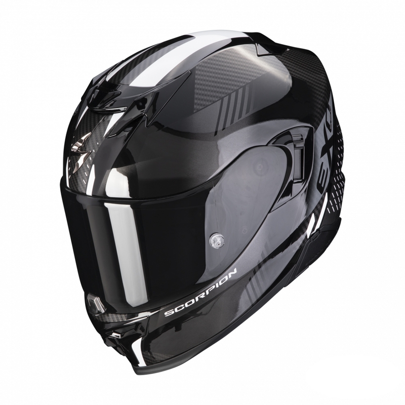 Integrálna prilba na motocykel Scorpion EXO-520 EVO Air Laten čierno-biela
