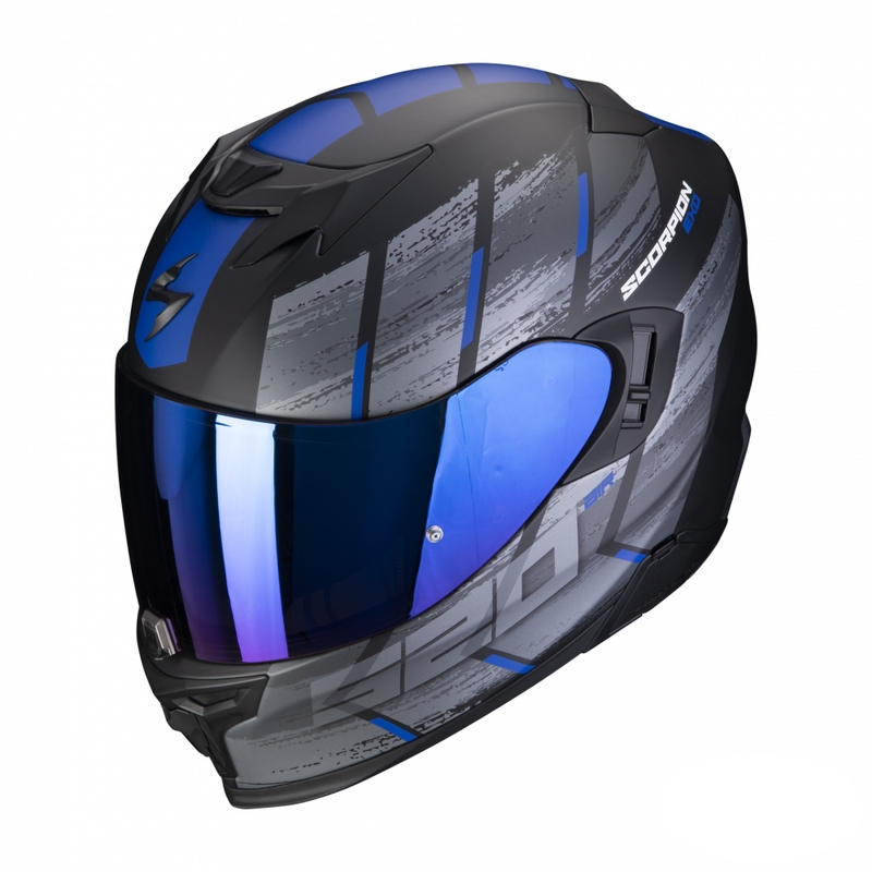 Integrálna prilba na motocykel Scorpion EXO-520 EVO Air Maha čierno-modrá výpredaj