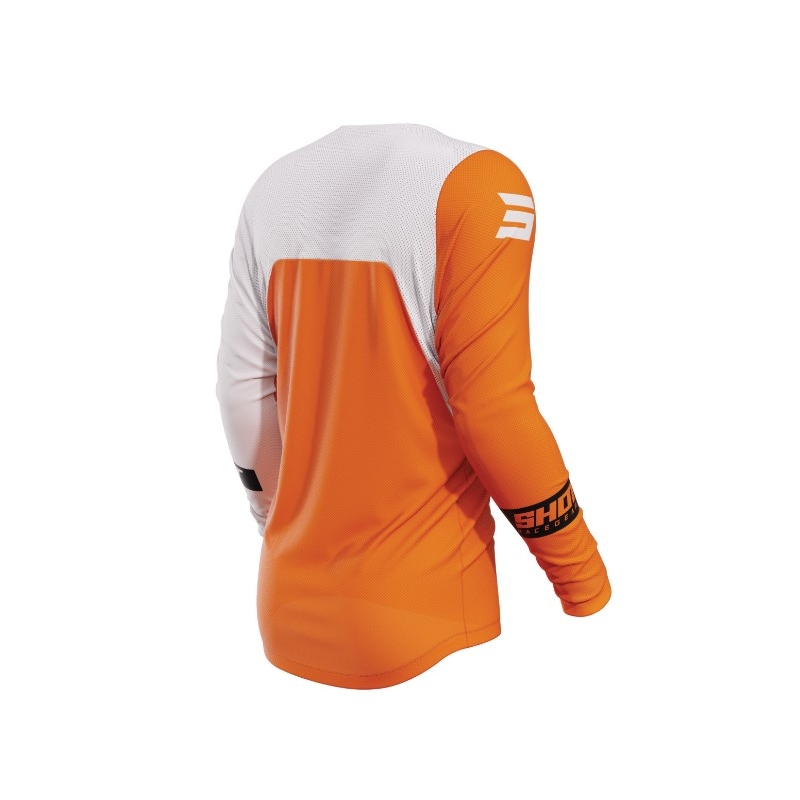 Motokrosový dres Shot Contact Scope bielo-oranžový výpredaj
