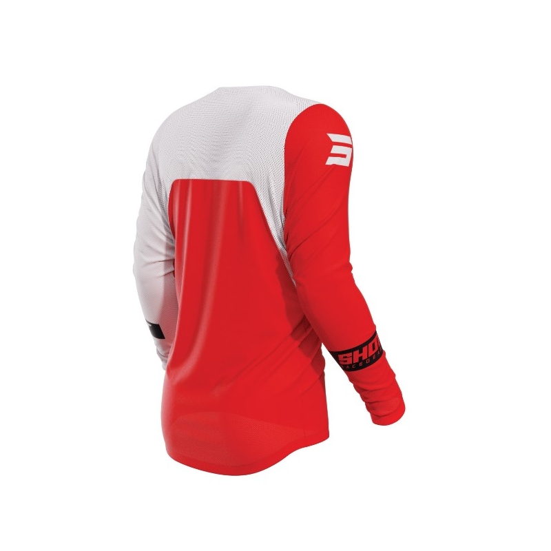 Motokrosový dres Shot Contact Scope bielo-červený výpredaj