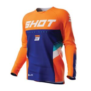 Motokrosový dres Shot Contact Tracer modro-oranžový