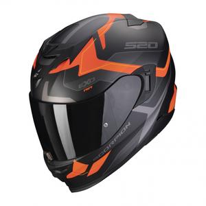 Integrálna prilba na motocykel Scorpion EXO-520 EVO Air Elan čierno-oranžová matná