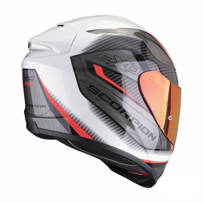 Integrálna prilba na motocykel Scorpion EXO-1400 EVO Air Attune bielo-červená