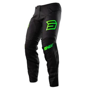 Motokrosové kalhoty Shot Devo Army čierno-zelené výpredaj