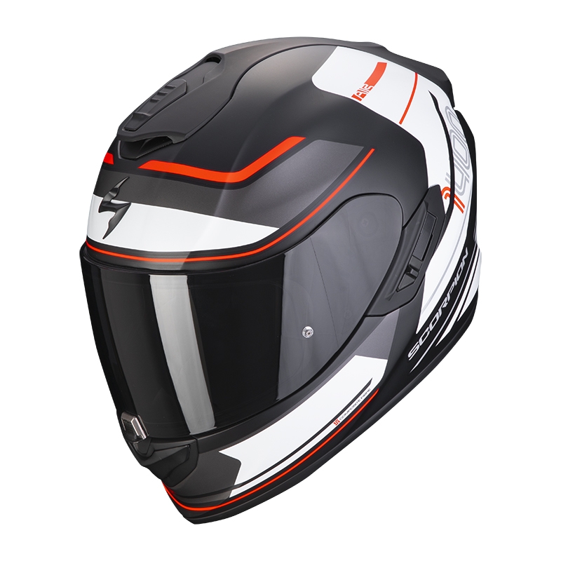 Integrálna prilba na motocykel Scorpion EXO-1400 EVO Air Vittoria čierno-biela matná