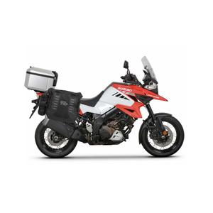 Kompletná sada sedlových brašní SHAD TERRA TR40 adventure a hliníkového kufra SHAD TERRA 55L vrátane montážnej sady SHAD SUZUKI DL 1000 V-Strom/ DL 1050 V-Strom