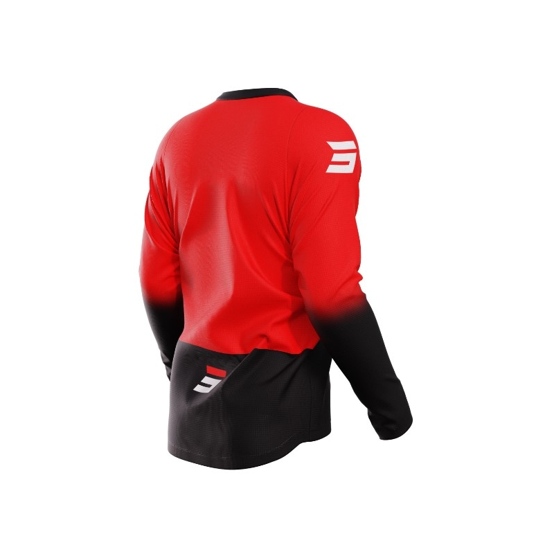 Motokrosový dres Shot Devo Reflex čierno-červený výpredaj