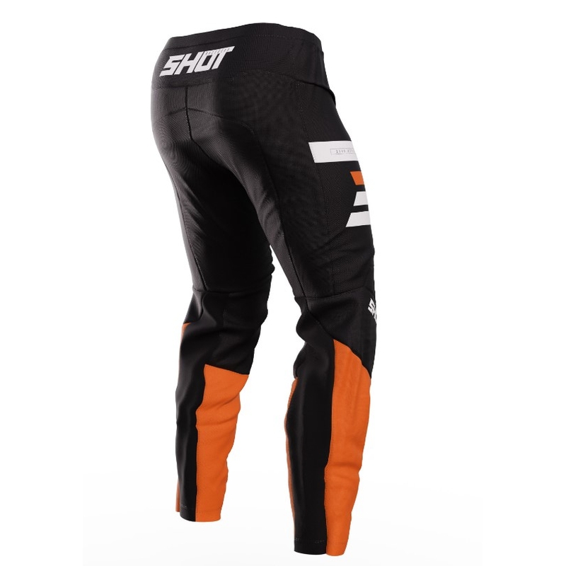 Motokrosové nohavice Shot Devo Reflex čierno-oranžové výpredaj