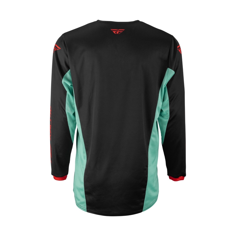 Motokrosový dres Fly Racing Kinetic S.E. Rave čierno-zeleno-červený výpredaj