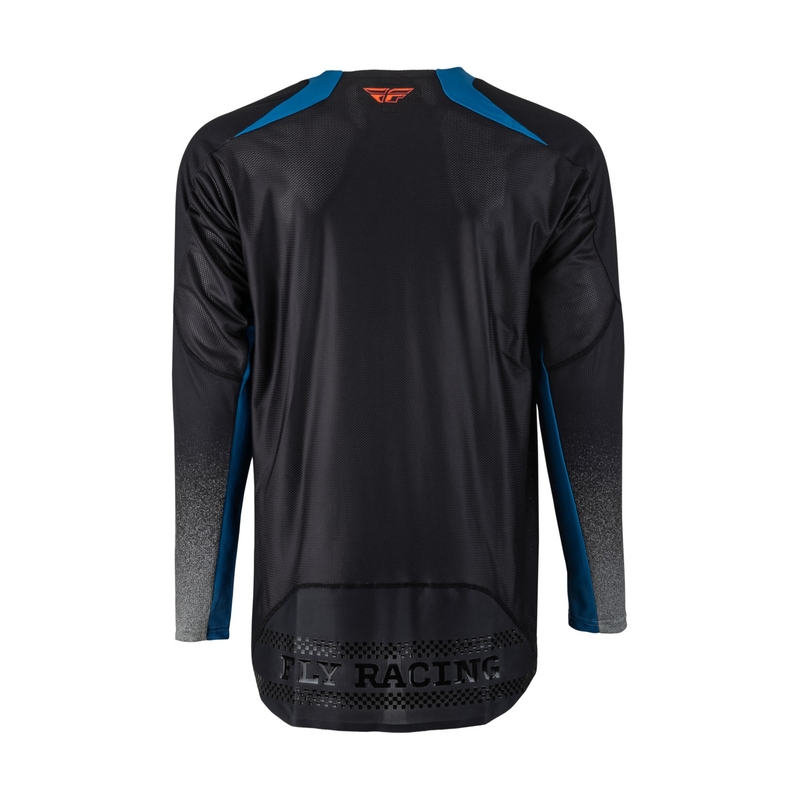 Motokrosový dres FLY Racing Evolution DST. modro-sivo-čierny výpredaj