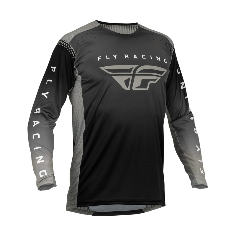 Motokrosový dres FLY Racing Lite 2023 čierno-sivý