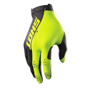 Motokrosové rukavice Shot Lite čierno-fluorescenčno žlté výpredaj