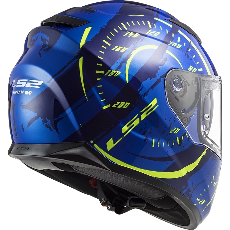 Integrálna prilba na motocykel LS2 FF320 Stream EVO Tacho modro-fluorescenčno žltá