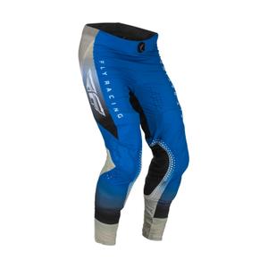 Motokrosové nohavice FLY Racing Lite 2023 modro-šedo-čierne výpredaj