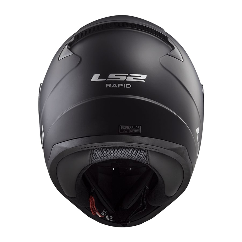 Detská integrálna prilba na motocykel LS2 FF353 Rapid Mini Single Mono matná čierna