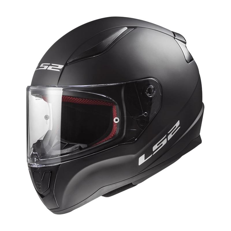 Detská integrálna prilba na motocykel LS2 FF353 Rapid Mini Single Mono matná čierna