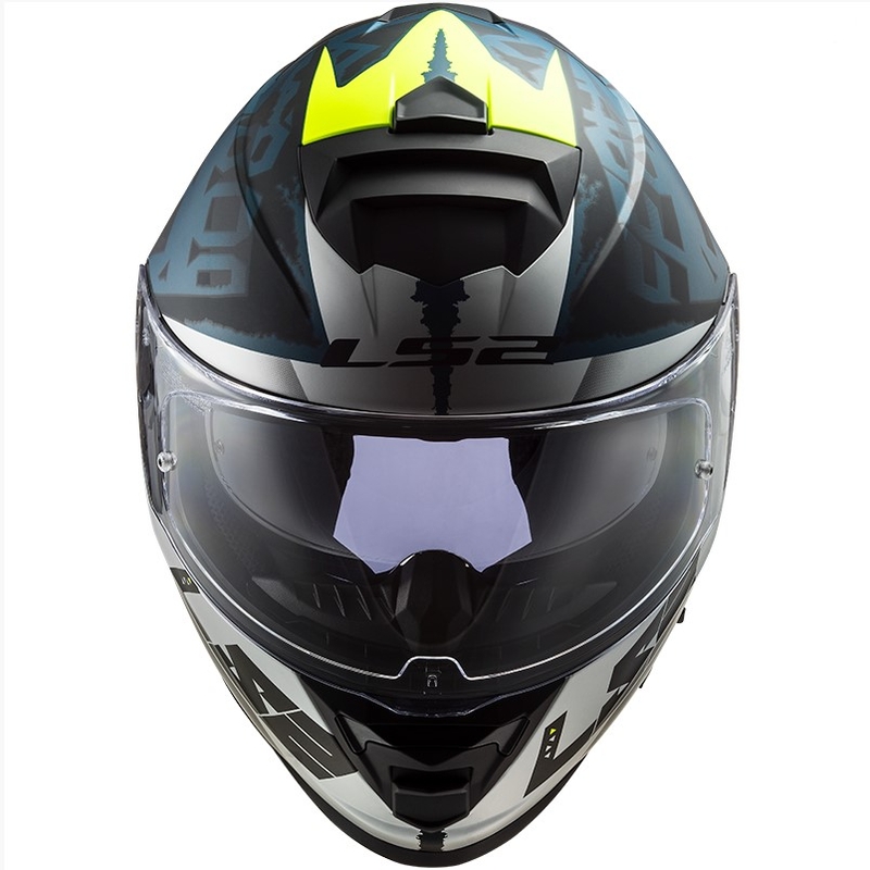 Integrálna prilba na motocykel LS2 FF800 Storm Sprinter čierno-strieborno-modrá