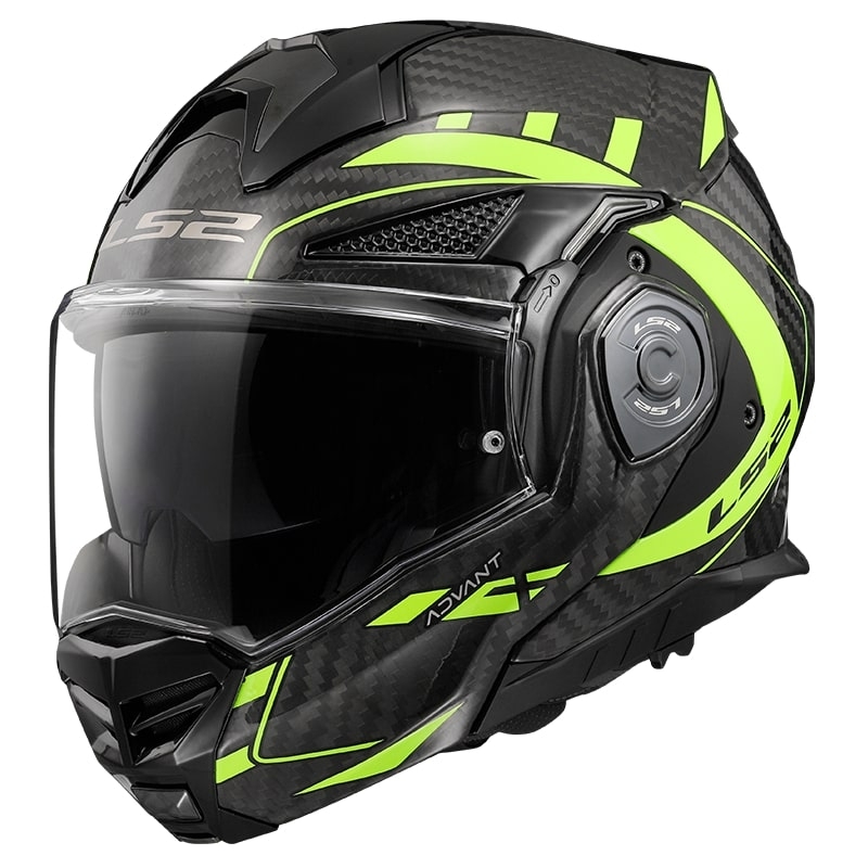 Preklápacia prilba na motocykel LS2 FF901 Advant X C Future čierno-fluorescenčno žltá