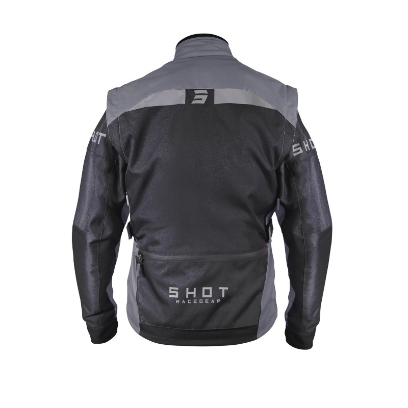 Bunda na motocykel Shot Racetech čierno-sivá